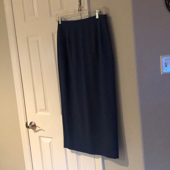 Soft blue suit and jacket set, unlined, SZ 10 - Picture 2 of 4